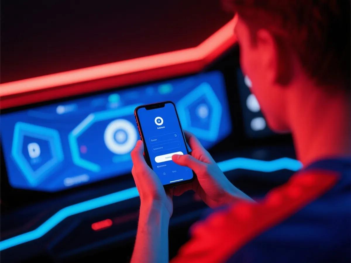 行動端註冊介面示意圖