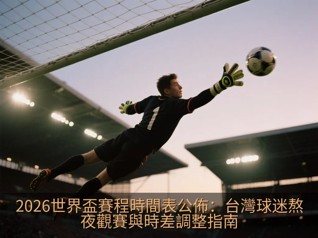 2026世界盃賽程時間表公佈：台灣球迷熬夜觀賽與時差調整指南